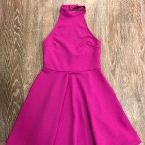 Minkpink Pink Halter Fit & Flare Dress